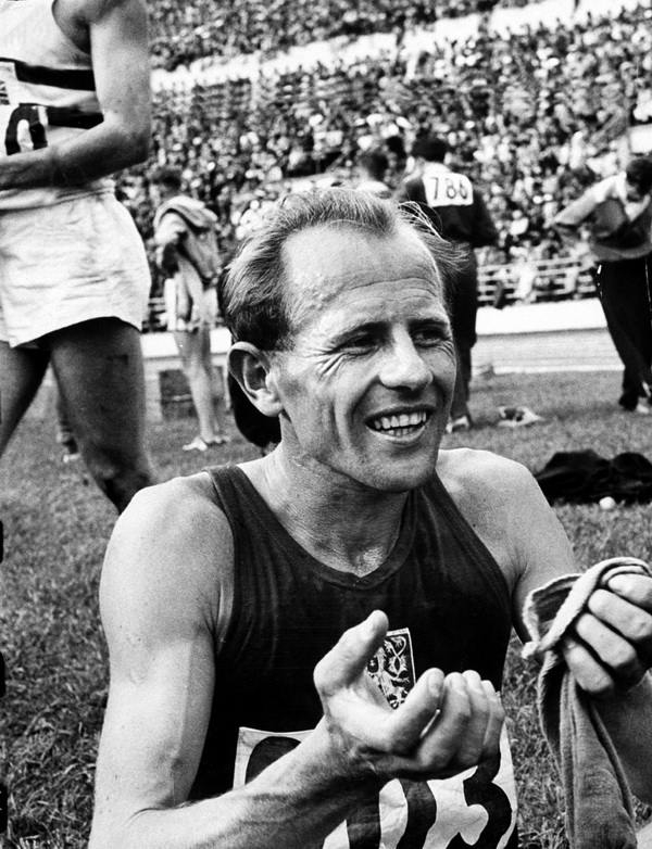 Emil Zatopek. Fot. Getty Images