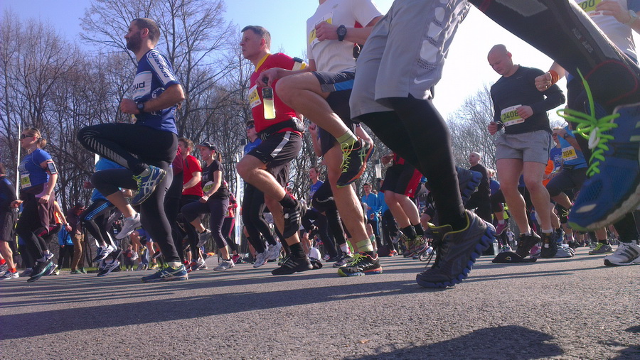 9. PZU Półmaraton Warszawski - rozgrzewka