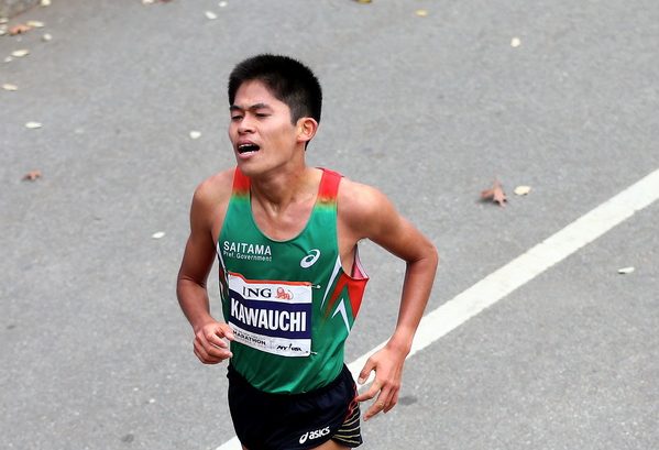 2013 ING New York City Marathon. Yuki Kawauchi. Fot. Getty Images