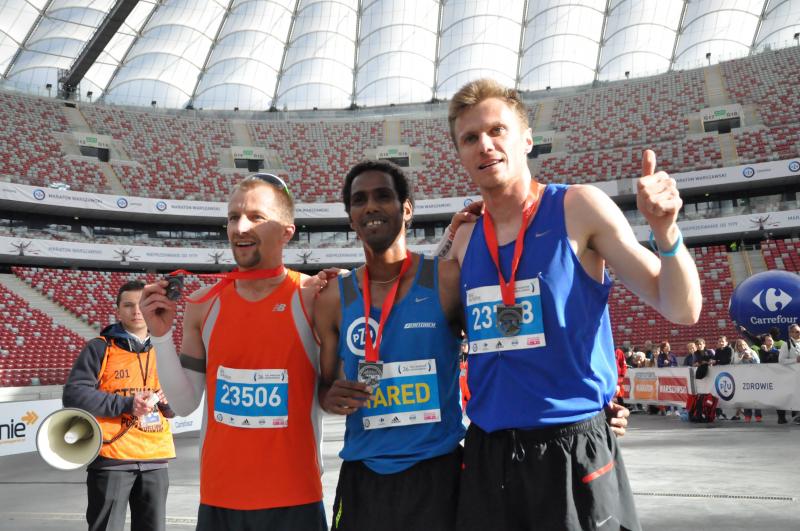 Podium Biegu na Piątkę. Fot. Archiwum Maratonu Warszawskiego