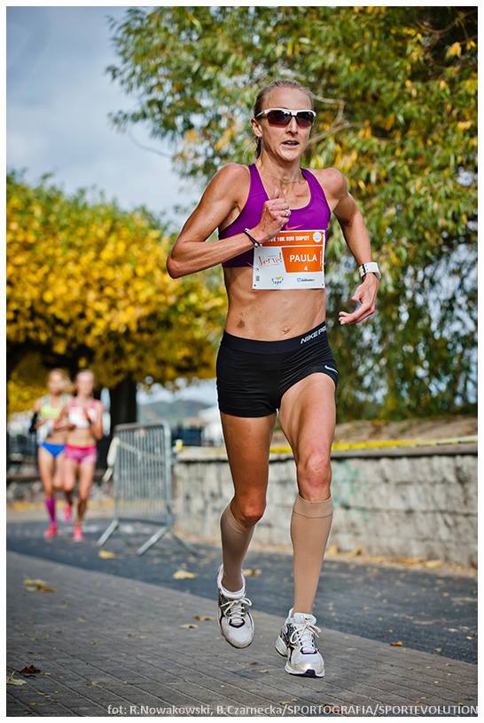 Paula Radcliffe Sopot Verve 10k run