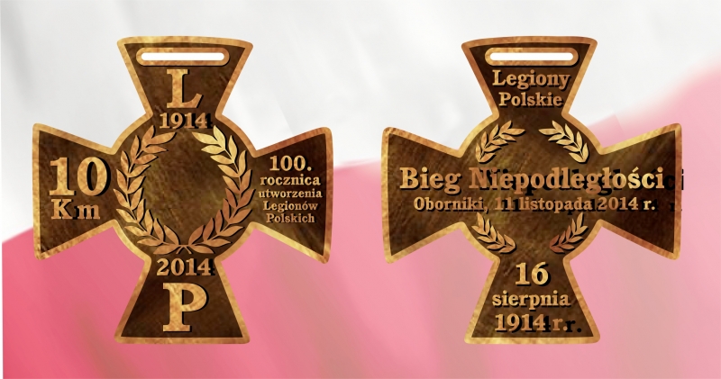 Bieg Niepodległości Oborniki - medal