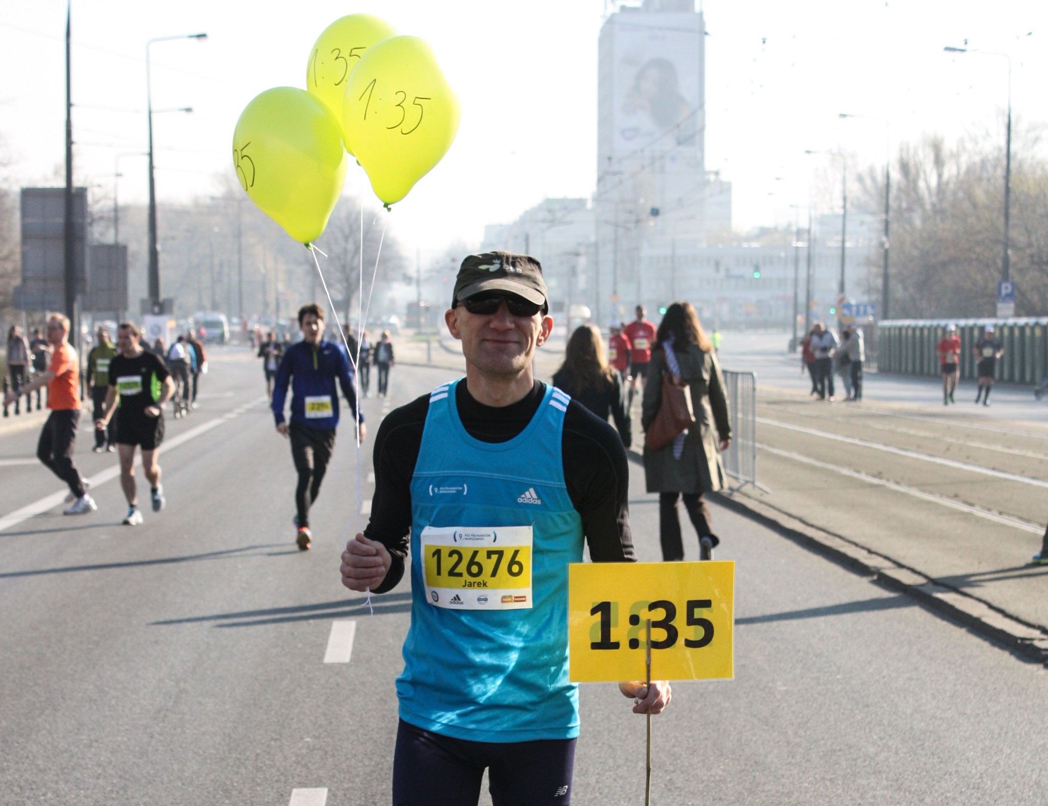 Pacemaker. Półmaraton Warszawski 2014. Fot. Marta Tittenbrun