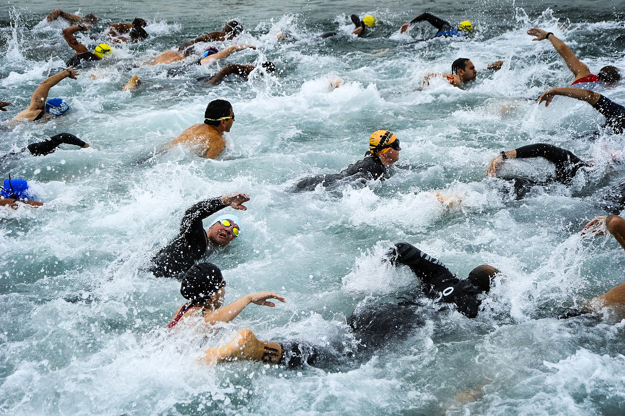 triathlon pływanie