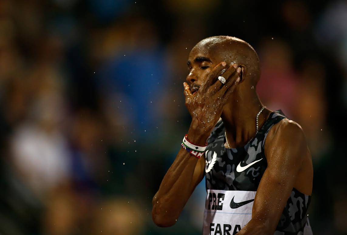 Mo Farah zwycieza na 5000 m w Prefontaine Classic w Eugene Fot Getty Images 475203534