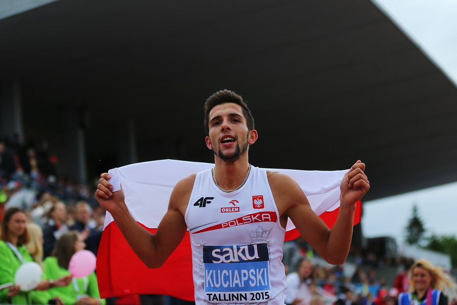 Artur Kuciapski na Młodzieżowych Mistrzostwach Europy w lekkoatletyce. Fot. Getty Images