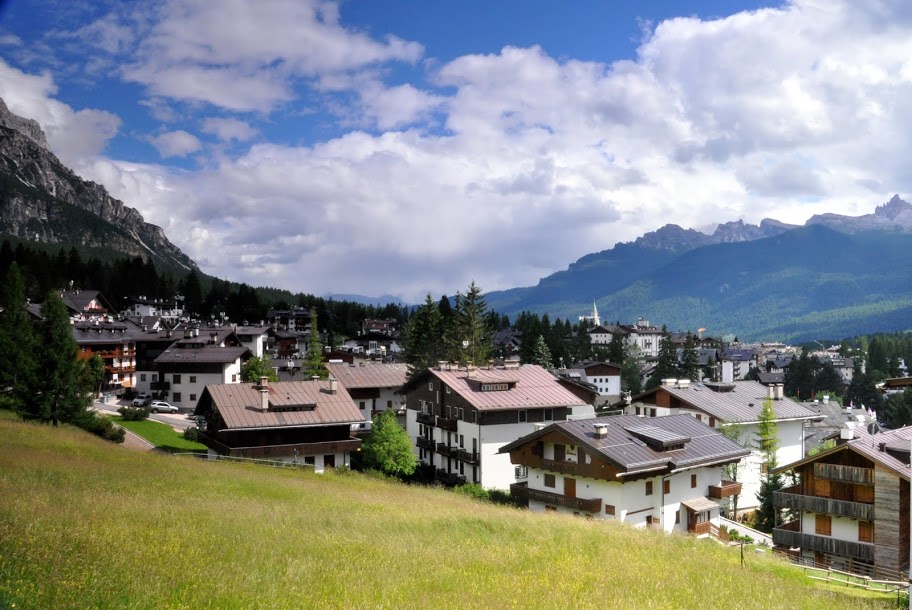 Cortina - tu znajduje się start i meta Lavaredo Ultra Trail. Fot. Ola Belowska