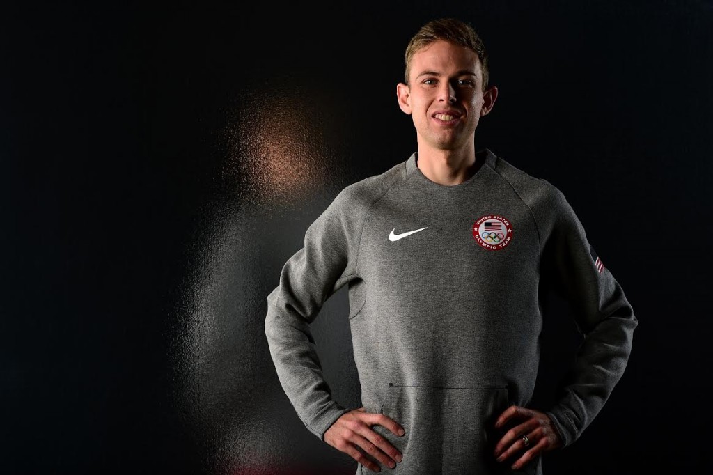 LOS ANGELES, CA - NOVEMBER 18: Track and field athlete Galen Rupp poses for a portrait at the USOC Rio Olympics Shoot at Quixote Studios on November 18, 2015 in Los Angeles, California. (Photo by Harry How/Getty Images)