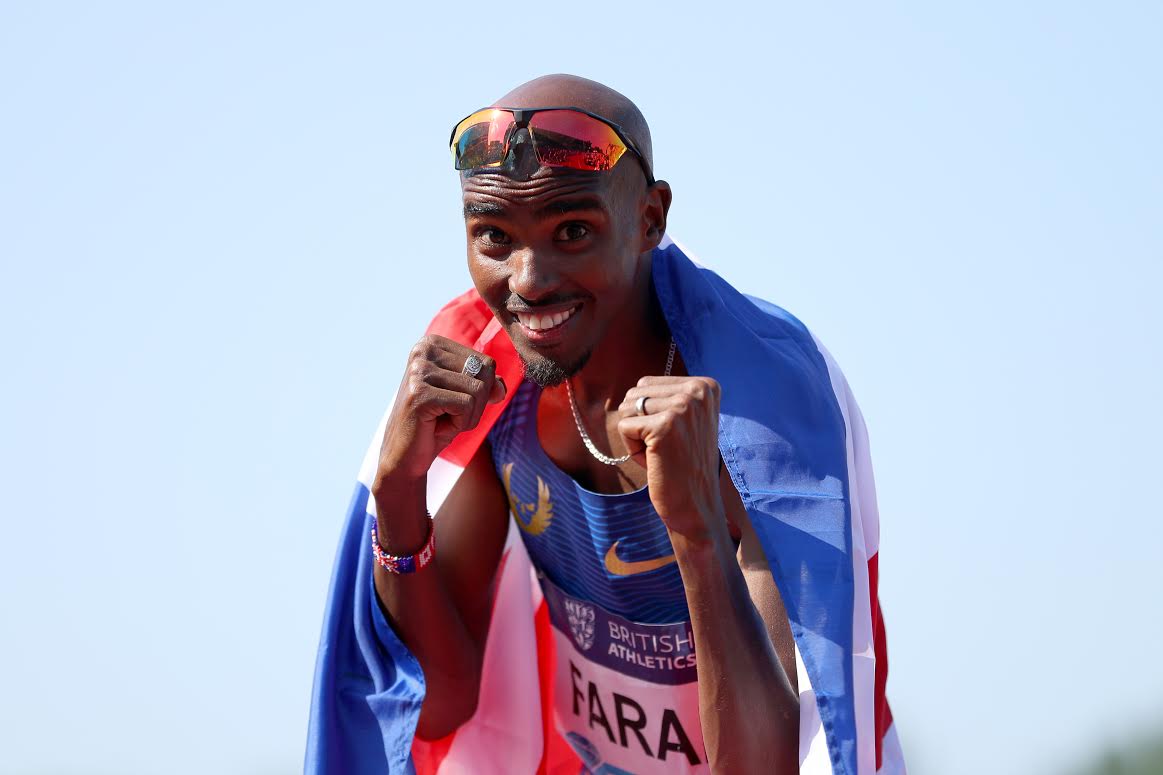 Mo Farah na zawodach Diamentowej Ligi w Birmingham. Fot. Getty Images 538258950