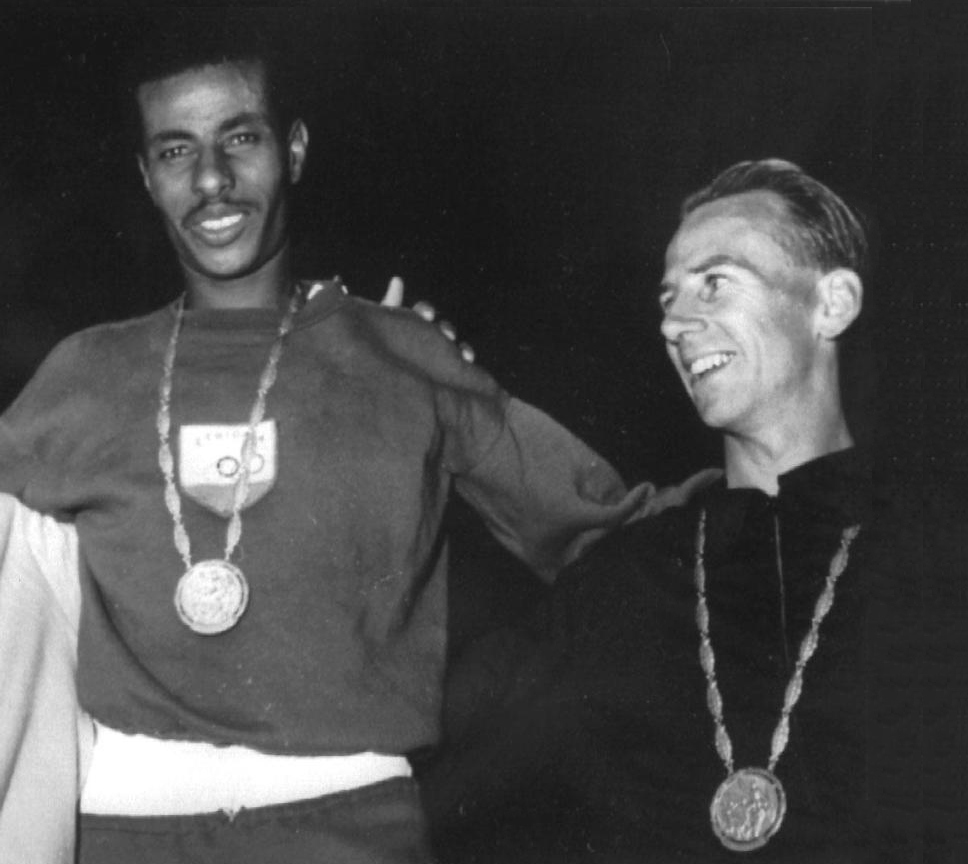 abebe_bikila_barry_magee_1960