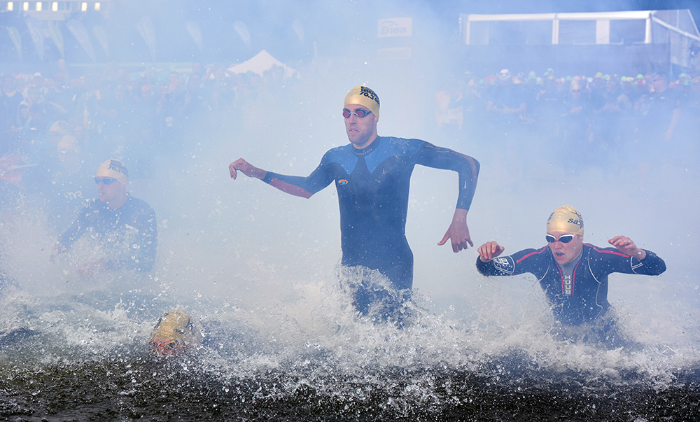 pianka do pływania, triathlon