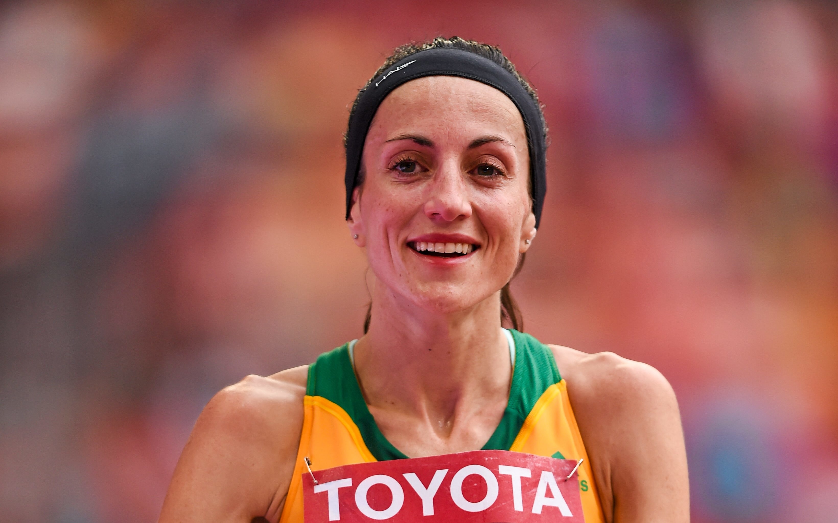 30 August 2015; Sinead Diver, from Belmullet, Co. Mayo, representing Australia, following her 21st place finish in the Women's Marathon event. IAAF World Athletics Championships Beijing 2015 - Day 9, National Stadium, Beijing, China. Picture credit: Stephen McCarthy / SPORTSFILE (Photo by Sportsfile/Corbis via Getty Images)