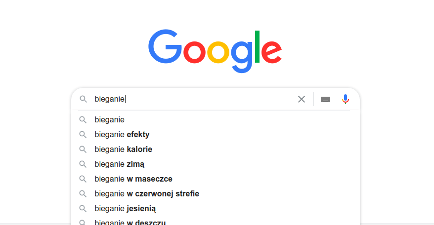 google bieganie