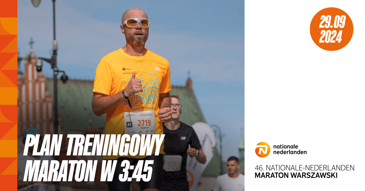 Plan treningowy do maratonu na czas 3:45 [20 tygodni]